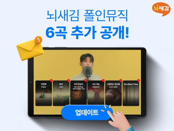 뇌새김이 '폴인뮤직' 6곡을 추가로 공개했다. /자료=위버스마인드