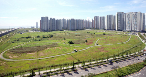 인천 연수구 송도국제도시의 R2부지 전경. 인천경제청 제공