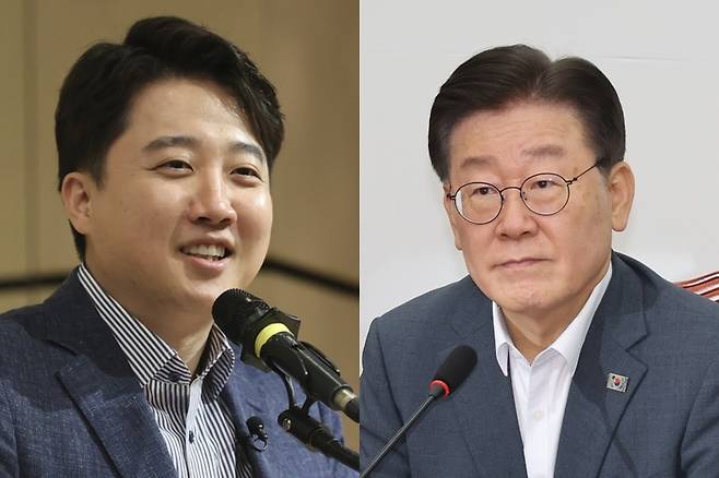 (왼쪽부터) 이준석 전 국민의힘 대표, 이재명 더불어민주당 대표 / 사진 = 연합뉴스