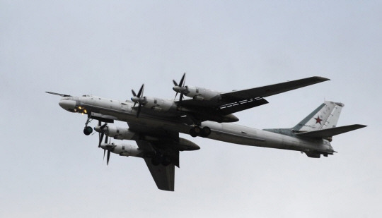 러시아 TU-95 폭격기의 모습. 이타르타스 연합뉴스