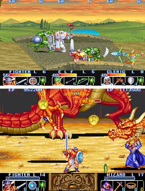 (그야말로 던전앤드래곤즈의 전작 같은 느낌. 이 게임이 없었다면 던전앤드래곤즈가 나올 수 있었을까)