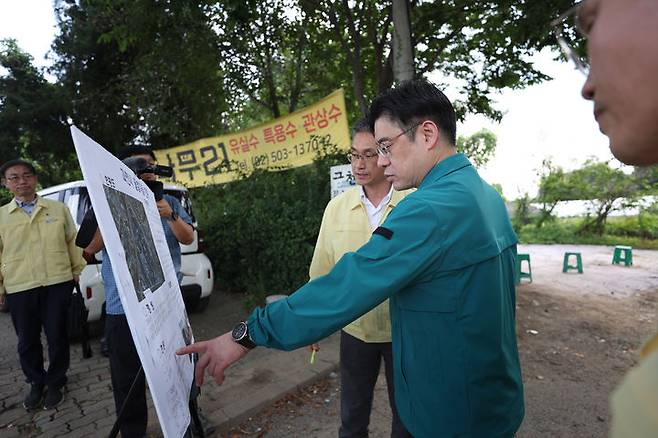 오병권 경기도 행정1부지사, 폭염 대응 현장 점검. (사진=경기도 제공) *재판매 및 DB 금지