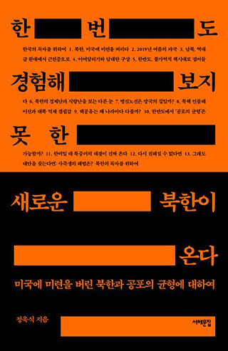 ▲ <한번도 경험해보지 못한 새로운 북한이 온다>, 정욱식 지음, 서해문집 펴냄 ⓒ서해문집