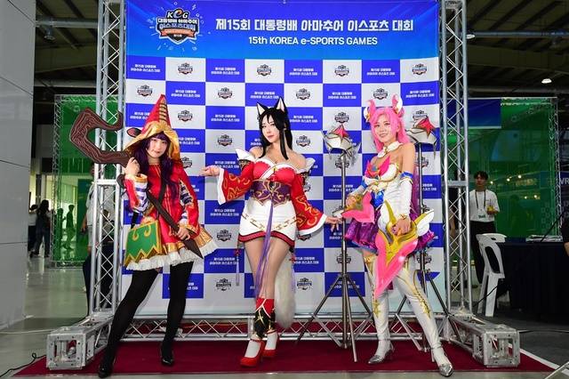 현장 코스프레 모습. 한국e스포츠협회 제공