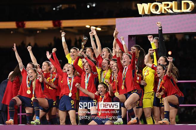 ▲ 스페인이 2023 국제축구연맹(FIFA) 여자 월드컵 정상에 섰다.