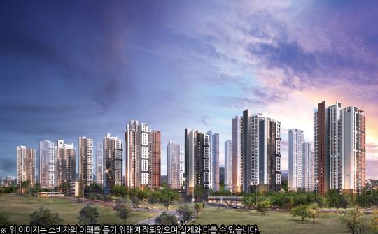 평촌자이아이파크 투시도