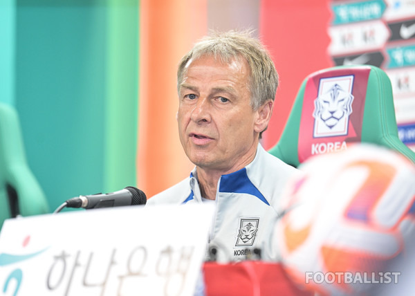 위르겐 클린스만 한국 남자 축구대표팀 감독. 서형권 기자