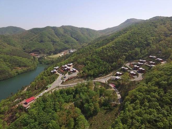 [보성=뉴시스] 보성 제암산자연휴양림 전경. (사진 = 보성군 제공) *재판매 및 DB 금지