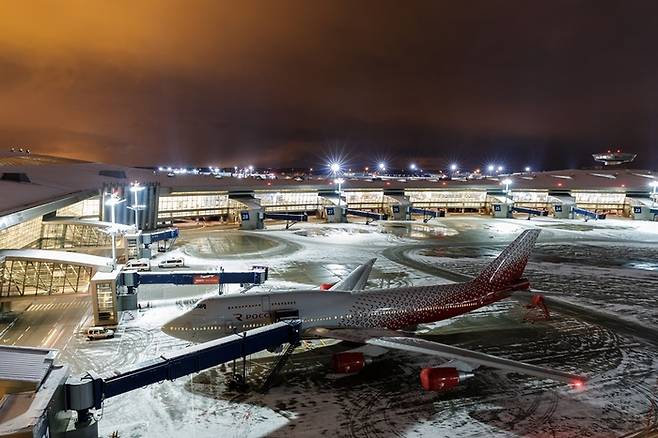 러시아 브누코보 국제공항.