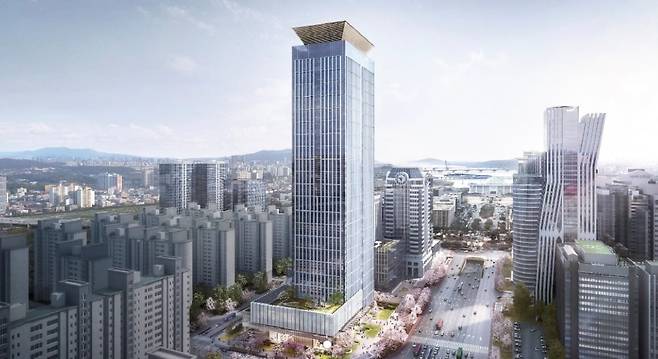 TP타워 조감도. 사진=코람코자산신탁