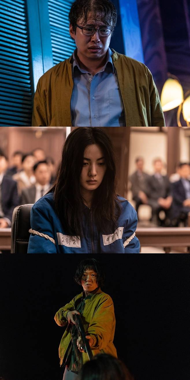 ‘마스크걸’에 등장한 안재홍, 나나, 염혜란(위부터).