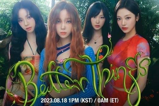 에스파 영어 싱글 ‘베터 띵즈’. 사진 | SM엔터테인먼트