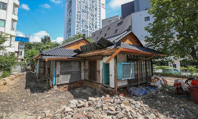 광주광역시 동구 불로동에 있는 정율성의 생가. 올 연말까지 이 일대에 ‘정율성 역사 공원’이 조성된다. /김영근 기자