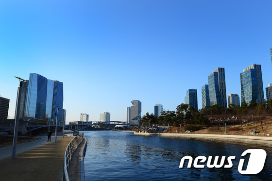 인천 연수구 송도 센트럴파크 전경.(뉴스1DB)