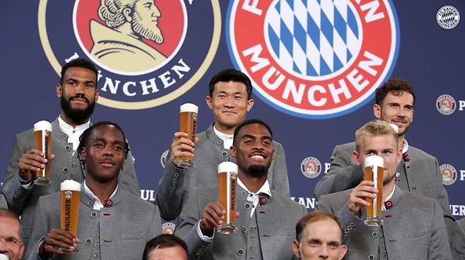 ▲ 옥토버페스트 행사에 참석한 김민재 ⓒ 바이에른 뮌헨