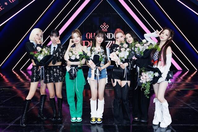 엘즈업 멤버 예은, 여름, 연희, 나나, 휘서, 유키, 케이(왼쪽부터) /Mnet