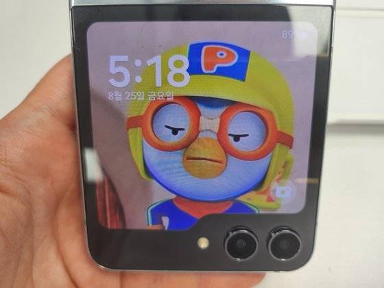 플렉스 윈도우를 사진·동영상 등으로 꾸밀 수 있다. 뽀로로 동영상으로 플렉스 윈도루를 꾸며봤다. 박해리 기자