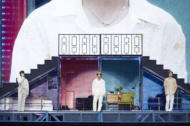 NCT NATION NCT U Coming Home 무대 (왼쪽부터 도영, 해찬, 재현). 사진 제공=SM엔터테인먼트