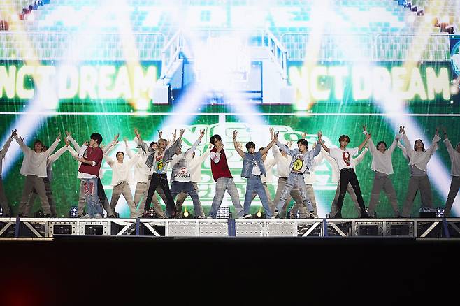 NCT NATION 공연 NCT DREAM 무대 이미지. 사진 제공=SM엔터테인먼트