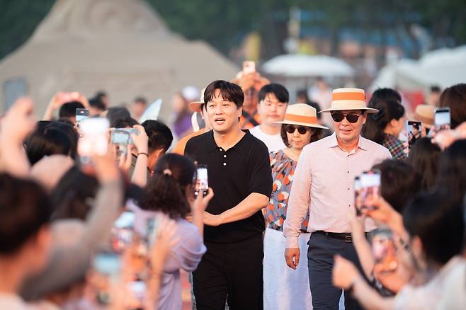 차태현이 '부안 무빙' 행사에 참석했다. 사진=김대일 작가