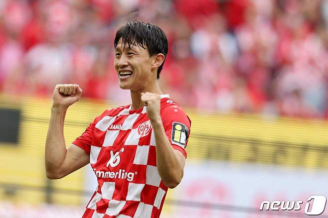 올 시즌 1호골을 넣은 마인츠의 이재성. ⓒ AFP=뉴스1