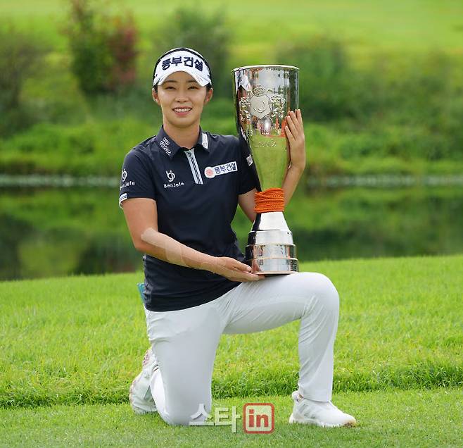 지난주 메이저 대회 한화 클래식 제패한 김수지(사진=이데일리 골프in 조원범 기자)