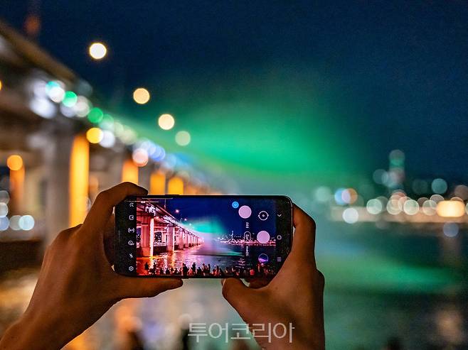 서울 서초 밤에 더 아름다운 한강, 간직하고 싶은 야경 한 컷ⓒ박산하 촬영
