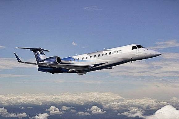 브라질 항공기 제조사 ‘엠브라에르’가 만든 중소형 제트기 레거시 600. 엠브라에르 자료사진