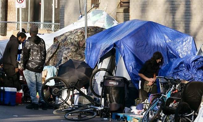 미국 보스턴의 노숙자들 / 사진=연합뉴스