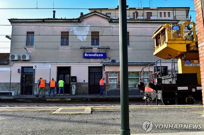 열차사고가 발생한 브란디초역 [로이터 연합뉴스 자료사진. 재판매 및 DB 금지]