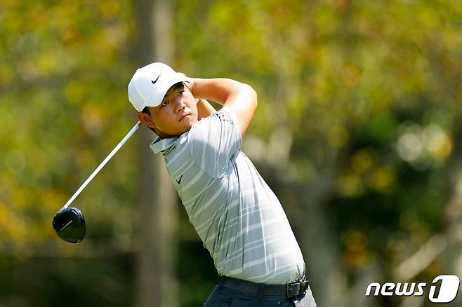 미국프로골프(PGA) 투어의 김주형. ⓒ AFP=뉴스1