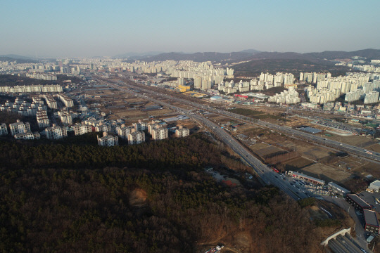 용인플랫폼시티사업 대상 구역 전경/사진제공=용인특례시