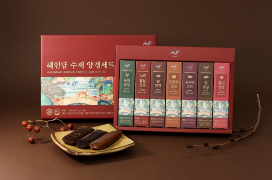 혜인담의 수제 양갱 선물세트.