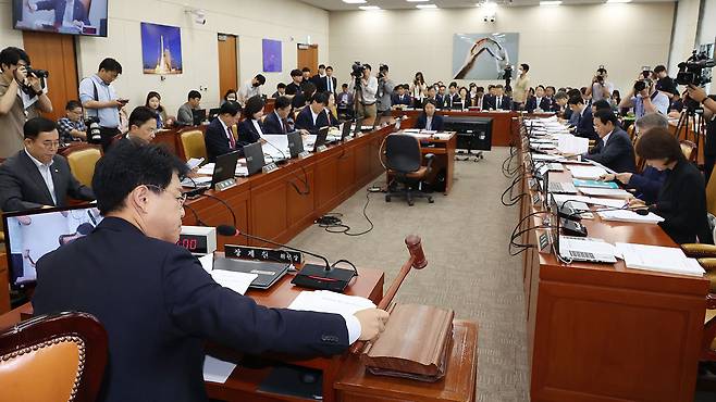 어제(4일) 국회 과학기술정보방송통신위원회 전체회의 [사진 제공:연합뉴스]