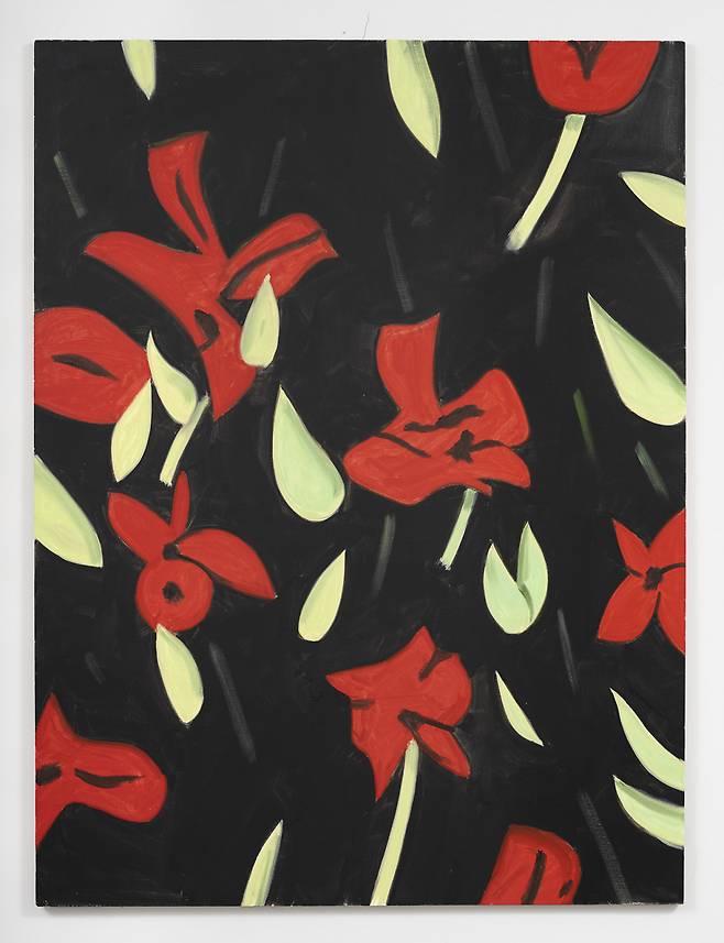 "Carnations 2" by Alex Katz (Courtesy of the artist and Gladstone Gallery)