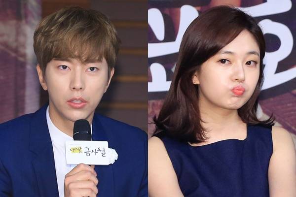 배우 윤현민과 백진희가 결별했다. 사진은 지난 2015년 9월 서울 마포구 상암동 MBC 사옥에서 열린 주말드라마 '내 딸, 금사월' 제작발표회에 참석한 배우 윤현민과 백진희. /사진=머니투데이