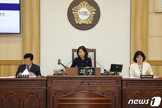울산동구의회는 7일 의회 의사당에서 제214회 임시회를 개회했다.(울산동구의회제공)