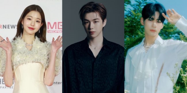 '2023 AAA' MC로 호흡을 맞추는 장원영 강다니엘 성한빈