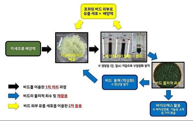 폐자원 유용화 생물자원 회수 및 재활용 관련 모식도. ⓒ국립호남권생물자원관