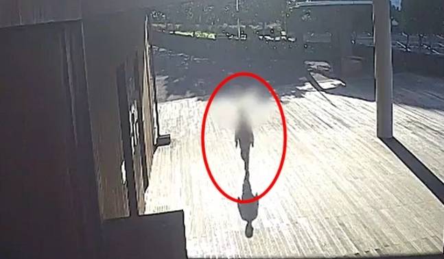 제주 서귀포시의 한 공원에 홀로 남겨진 중국인 A씨의 9살 아들. 제주경찰청 제공