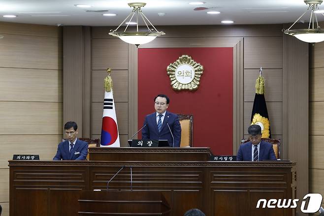 11일 전북 임실군의회가 제331회 임시회를 개회하고 19일까지 일정에 돌입했다.(임실군의회제공)2023.9.11/뉴스1