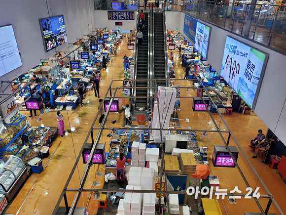 서울 동작구 노량진 수산시장 [사진=정승필 기자]