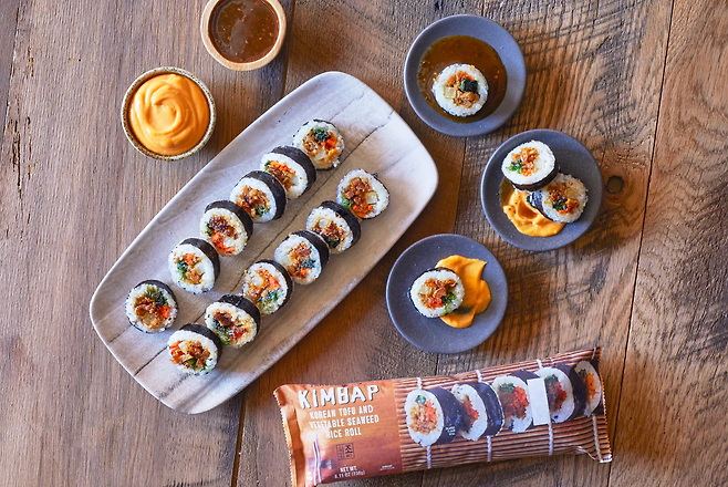 미국 유기농식품 전문 마트 트레이더조스 홈페이지에 소개된 냉동김밥. 트레이더조스 캡처