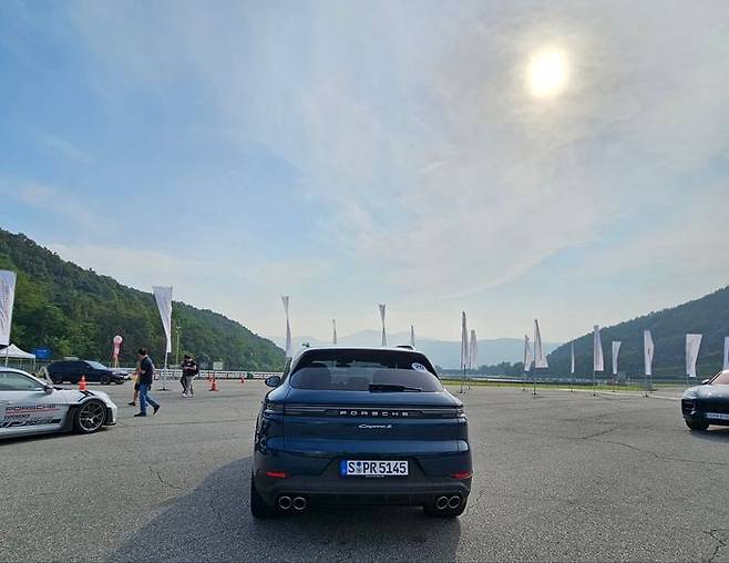 포르쉐 신형 카이엔 후면. ⓒ데일리안 정진주 기자