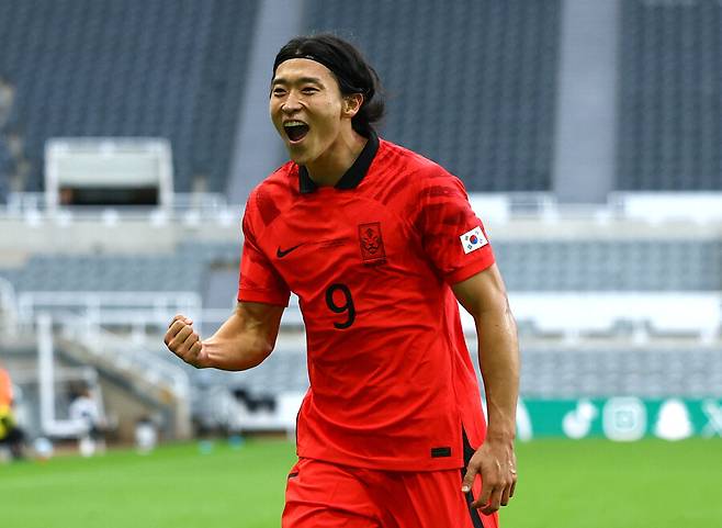 ▲ 위르겐 클린스만 축구대표팀 감독을 살린(?) 결승골의 주인공 조규성. ⓒ연합뉴스/REUTERS