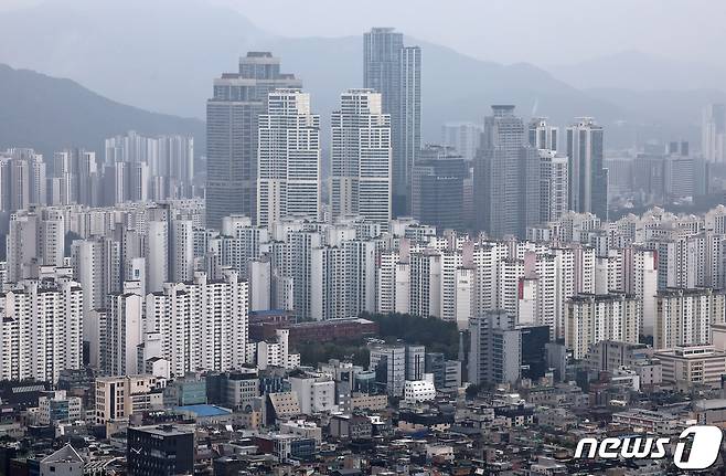 서울 강남구 무역센터에서 바라본 서울 강남구의 아파트 단지. 2023.9.13/뉴스1 ⓒ News1 김진환 기자