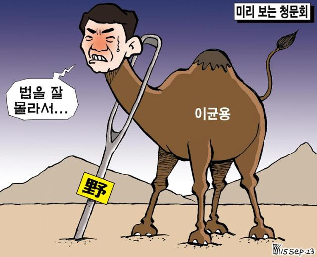 9월15일자 만평