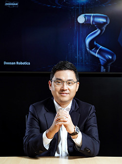 Ryu Jung-hoon, chief executive officer at 
Doosan Robotics Co. [Courtesy of Doosan Robotics]