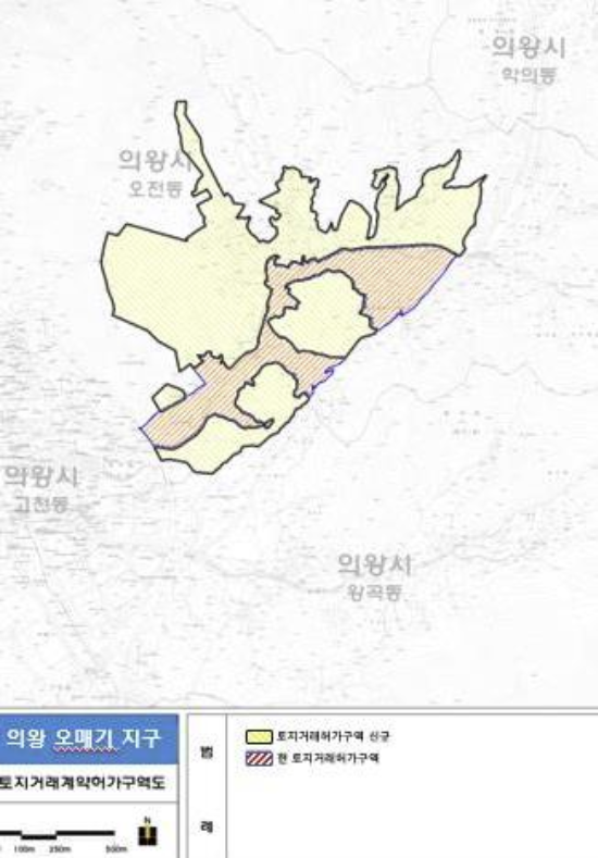 의왕 오매기지구 위치도. (출처= 연합뉴스)