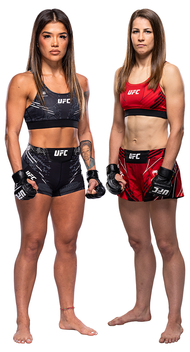 여자플라이급 트레이시 코르테스(왼쪽), 재스민 야수다비치우스 UFC 파이트 나이트 227 프로필. 사진=TKO